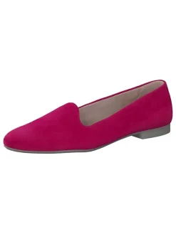 Leder-Ballerinas in Pink