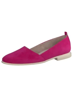 Leder-Ballerinas in Pink