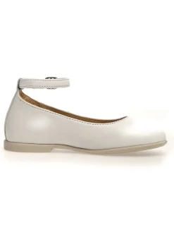 Leder-Ballerinas "Alpoma" in Weiß