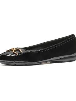 Leder-Ballerinas "Annytah" in Schwarz