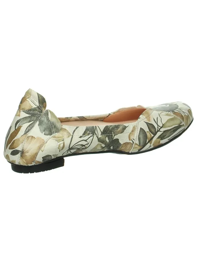 Leder-Ballerinas "Balla" in Grün