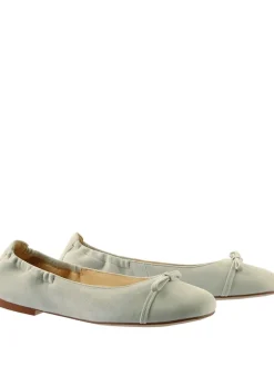 Leder-Ballerinas "Betty" in Hellblau