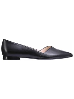 Leder-Ballerinas "Boulevard 10" in Schwarz