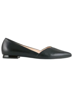 Leder-Ballerinas "Boulevard 10" in Schwarz