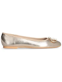 Leder-Ballerinas "Dafne" in Gold