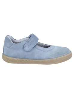 Leder-Ballerinas "Dash" in Hellblau