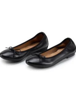 Leder-Ballerinas "Eridinetta" in Schwarz