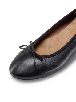 Leder-Ballerinas 