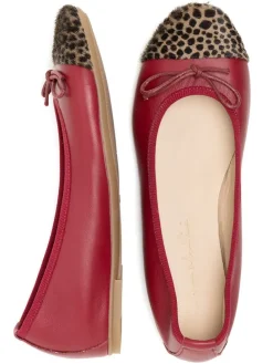 Leder-Ballerinas 