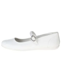 Leder-Ballerinas "Fantasy flat" in Weiß