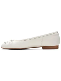 Leder-Ballerinas ''Fawna'' in Weiß