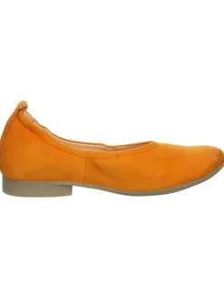 Leder-Ballerinas "Guad2" in Orange