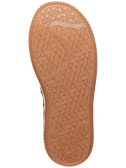 Leder-Ballerinas in Dunkelblau