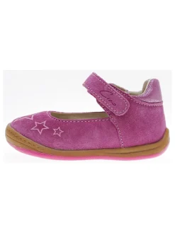 Leder-Ballerinas in Fuchsia