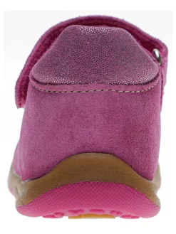 Leder-Ballerinas in Fuchsia