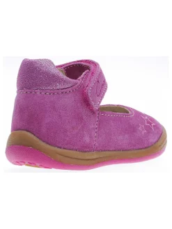 Leder-Ballerinas in Fuchsia