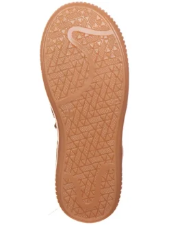 Leder-Ballerinas in Lila