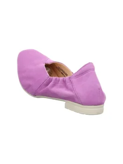 Leder-Ballerinas in Lila