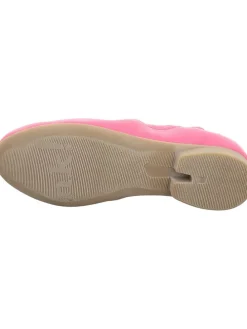 Leder-Ballerinas in Pink