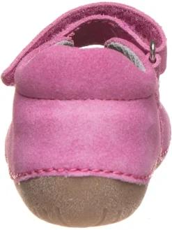 Leder-Ballerinas in Pink