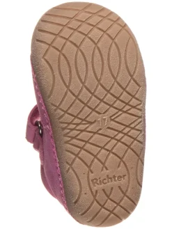 Leder-Ballerinas in Pink