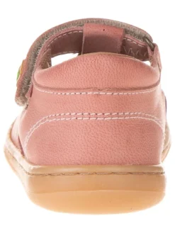 Leder-Ballerinas in Rosa