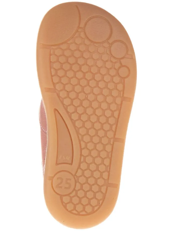 Leder-Ballerinas in Rosa