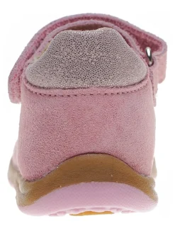 Leder-Ballerinas in Rosa