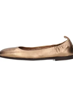 Leder-Ballerinas "Livia 3" in Gold