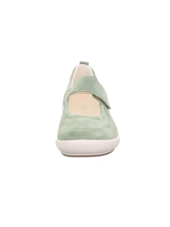 Leder-Ballerinas "Tanaro 5.0" in Grün