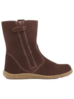 Leder-Barfuß-Boots in Braun