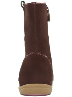 Leder-Barfuß-Boots in Braun