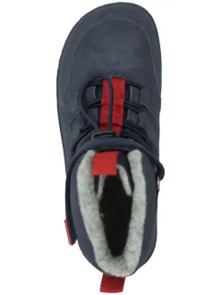 Leder-Barfuß-Boots in Dunkelblau