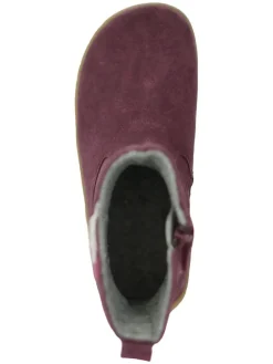 Leder-Barfuß-Boots in Pink