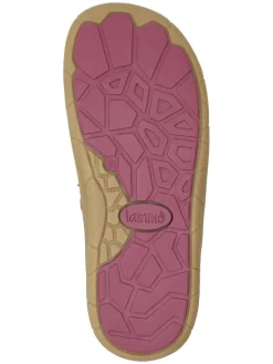 Leder-Barfuß-Boots in Pink