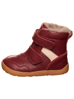 Leder-Barfußschuhe in Bordeaux