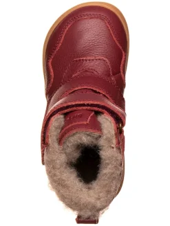 Leder-Barfußschuhe in Bordeaux