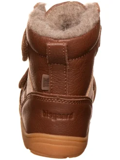 Leder-Barfußschuhe in Hellbraun