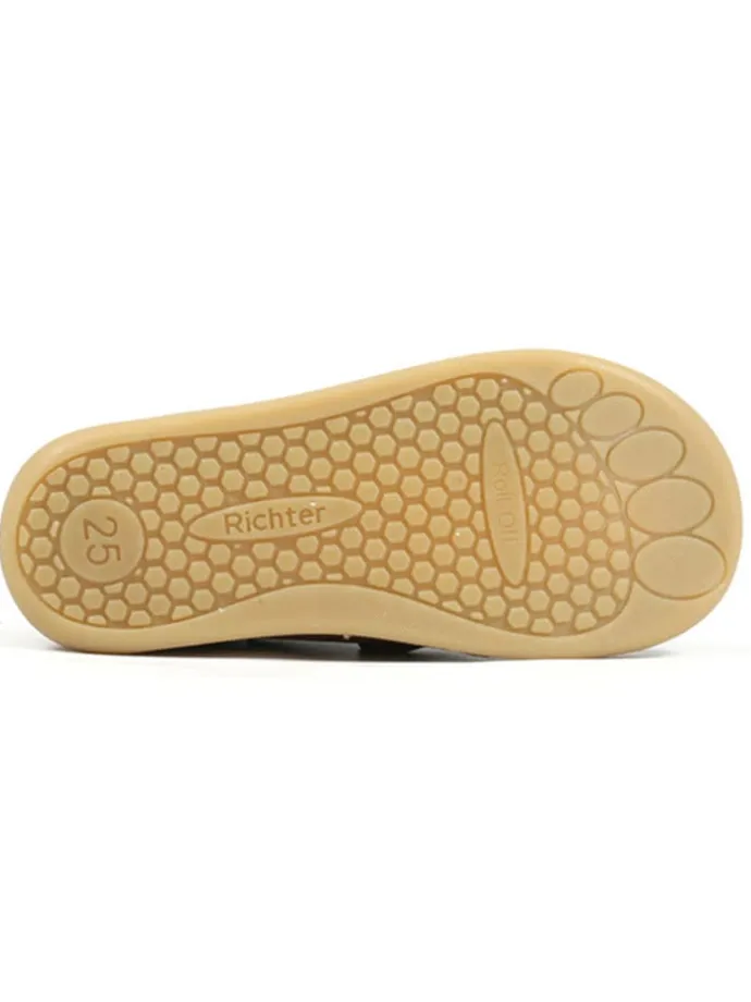 Leder-Barfußschuhe "Dash" in Cognac