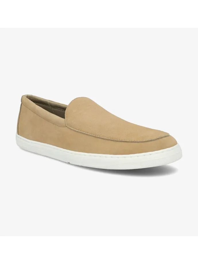 Leder-Barfußschuhe "Ghent" in Beige