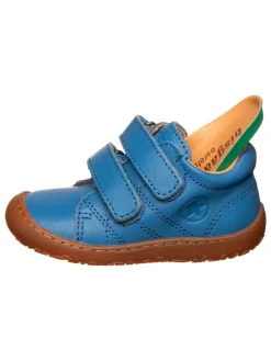 Leder-Barfußschuhe in Blau