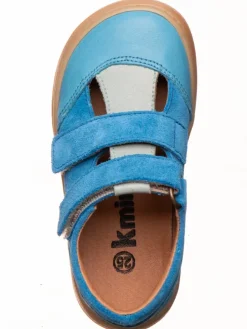 Leder-Barfußschuhe in Blau