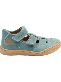 Leder-Barfußschuhe in Blau