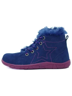 Leder-Barfußschuhe in Blau