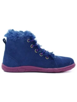 Leder-Barfußschuhe in Blau