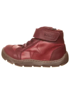 Leder-Barfußschuhe in Bordeaux