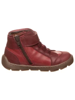 Leder-Barfußschuhe in Bordeaux