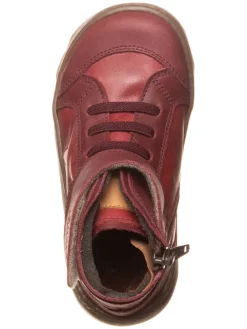 Leder-Barfußschuhe in Bordeaux