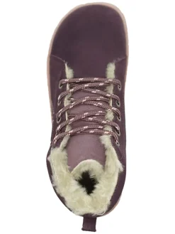 Leder-Barfußschuhe in Bordeaux