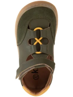 Leder-Barfußschuhe in Braun